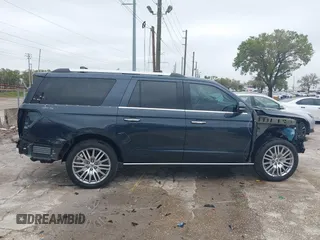 2024 Ford Expedition Max Limited with VIN 1FMJK1K81REA64485, listed as a IAAI auction lot 41657071 with 8,722 mi miles and . Bid and sale history available at DreamBid. Image 14.