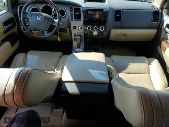 2010 Toyota Sequoia Platinum with VIN 5TDDY5G19AS034300, listed as a Copart auction lot 44130545 with 298,881 mi miles and Salvage Title. Bid and sale history available at carsss.com. Image 8.