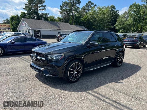 2020 Mercedes-Benz GLE 580 with VIN 4JGFB8GB6LA173655, listed as a Copart auction lot 62782015 with 120,087 mi miles and Clean title. Bid and sale history available at DreamBid. Image 2.