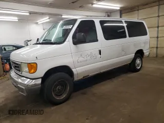 2007 Ford Econoline Passenger XL with VIN 1FBNE31L37DB06290, listed as a Copart auction lot 42892025 with 108,757 mi miles and Salvage Title. Bid and sale history available at carsss.com. Image 1.