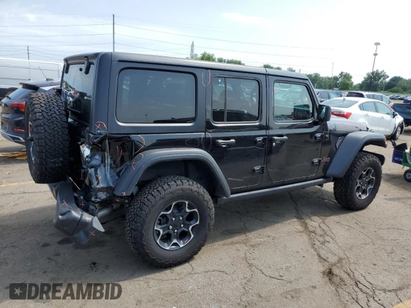 2023 Jeep Wrangler Rubicon with VIN 1C4HJXFG9PW561091, listed as a Copart auction lot 62660834 with 12,081 mi miles and Non Repairable. Bid and sale history available at DreamBid. Image 3.