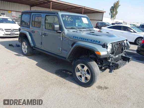 2024 Jeep Wrangler Rubicon with VIN 1C4RJXR67RW149021, listed as a IAAI auction lot 42510809 with 10,722 mi miles and . Bid and sale history available at DreamBid. Image 1.