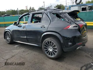 2021 Mercedes-Benz GLE 450 with VIN 4JGFB5KB9MA555105, listed as a Copart auction lot 64255695 with 106,602 mi miles and Salvage title. Bid and sale history available at DreamBid. Image 2.