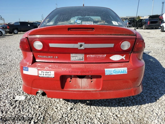 2003 Chevrolet Cavalier LS Sport with VIN 1G1JH52FX37304016, listed as a Copart auction lot 78729714 with 0 mi miles and Salvage Title. Bid and sale history available at carsss.com. Image 6.