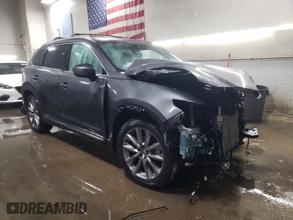2020 Mazda CX-9 Grand Touring with VIN JM3TCBDY1L0405358, listed as a Copart auction lot 41918455 with 45,349 mi miles and Salvage Title. Bid and sale history available at carsss.com. Image 4.