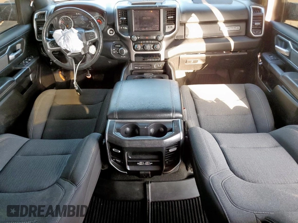2019 Ram 1500 Big Horn с VIN 1C6SRFFT8KN719898, выставлен на аукционе Copart как лот 62177255 с пробегом 68 637 миль миль и Списание • Salvage title. История ставок и продаж доступна на DreamBid. Изображение 8.