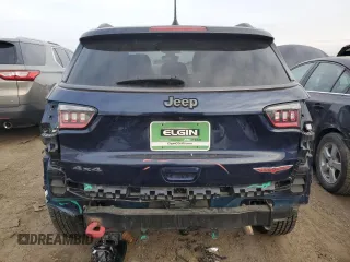 2018 Jeep Compass Trailhawk with VIN 3C4NJDDB5JT112495, listed as a Copart auction lot 44628635 with 62,882 mi miles and Salvage Title. Bid and sale history available at carsss.com. Image 6.
