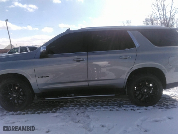 2023 Chevrolet Tahoe Premier with VIN 1GNSKSKD0PR400281, listed as a IAAI auction lot 41551044 with 38,070 mi miles. Bid and sale history available at carsss.com. Image 14.