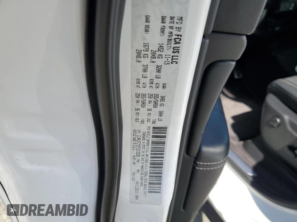 2015 Jeep Grand Cherokee High Altitude с VIN 1C4RJFCM2FC215232, выставлен на аукционе Copart как лот 60002875 с пробегом 122 813 миль миль и Списание • Salvage title. История ставок и продаж доступна на DreamBid. Изображение 13.