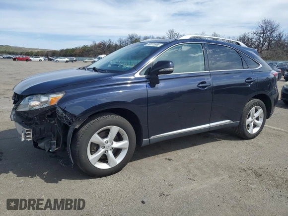 2010 Lexus RX 350 with VIN 2T2BK1BAXAC021813, listed as a Copart auction lot 52675365 with 221,947 mi miles and Salvage Title. Bid and sale history available at DreamBid. Image 1.