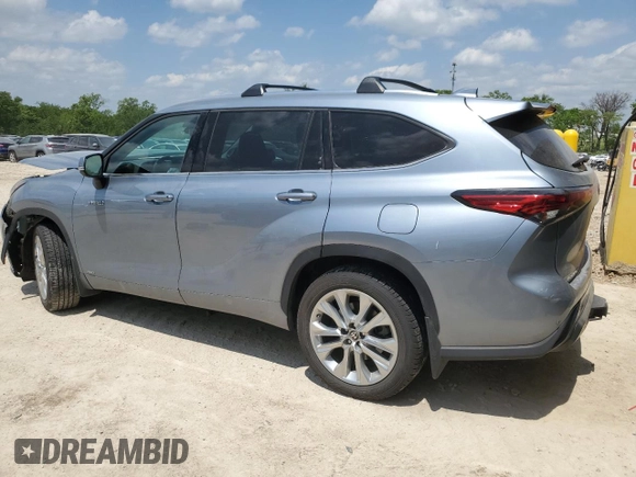 2021 Toyota Highlander Hybrid Limited with VIN 5TDXBRCH7MS065638, listed as a Copart auction lot 56914045 with 56,297 mi miles and Salvage title. Bid and sale history available at DreamBid. Image 2.