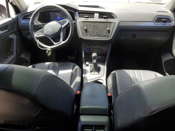 2022 Volkswagen Tiguan SE with VIN 3VV3B7AX2NM077616, listed as a Copart auction lot 57145995 with 53,495 mi miles and Salvage title. Bid and sale history available at DreamBid. Image 8.
