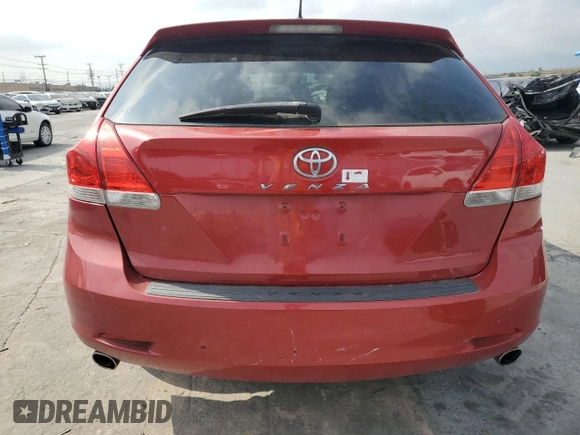 2009 Toyota Venza with VIN 4T3ZK11A89U005955, listed as a Copart auction lot 53910845 with 124,866 mi miles and Salvage Title. Bid and sale history available at carsss.com. Image 6.