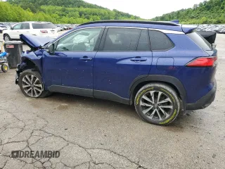 2022 Toyota Corolla Cross XLE with VIN 7MUDAABGXNV042443, listed as a Copart auction lot 57808565 with 102,887 mi miles and Salvage title. Bid and sale history available at DreamBid. Image 2.