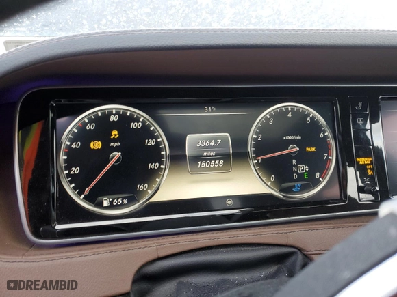 2014 Mercedes-Benz S-Class S 550 with VIN WDDUG8FB5EA022362, listed as a Copart auction lot 83009334 with 150,558 mi miles and Salvage Title. Bid and sale history available at carsss.com. Image 9.