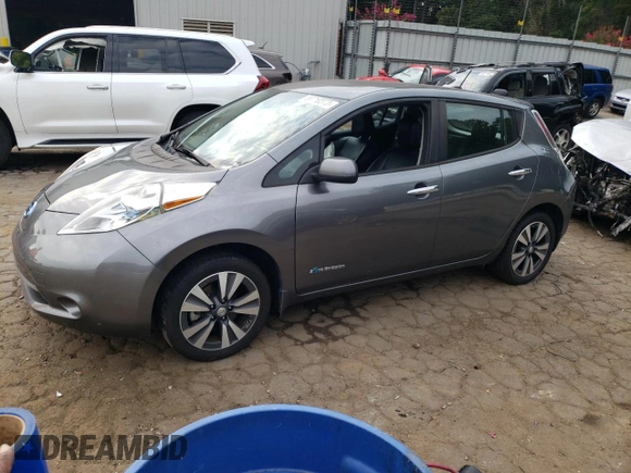 2015 Nissan LEAF SV with VIN 1N4AZ0CPXFC321642, listed as a Copart auction lot 69710373 with 49,954 mi miles. Bid and sale history available at carsss.com. Image 1.