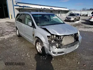 2010 Dodge Grand Caravan SXT with VIN 2D4RN5D19AR409665, listed as a Copart auction lot 46676445 with 174,063 mi miles and Salvage Title. Bid and sale history available at DreamBid. Image 12.