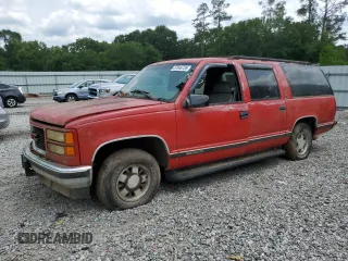1997 GMC Suburban z VIN 1GKEC16R8VJ735016, wystawiony jako Copart lot #57546735 z przebiegiem 287 529 mil mil oraz Nie do naprawy • Non repairable. Historia ofert i sprzedaży dostępna na DreamBid. Obrazek 1.