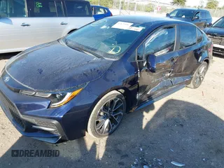 2021 Toyota Corolla SE with VIN 5YFS4MCE3MP063746, listed as a IAAI auction lot 41472956 with 72,199 mi miles. Bid and sale history available at carsss.com. Image 2.