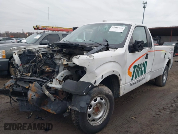 2010 Ford F-150 XL with VIN 1FTMF1CWXAKE78986, listed as a IAAI auction lot 41496694 with Not provided miles and . Bid and sale history available at DreamBid. Image 2.