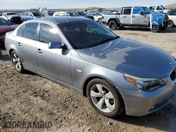 2004 BMW 5 Series 530i with VIN WBANA73544B809740, listed as a Copart auction lot 47993595 with 150,255 mi miles and Salvage Title. Bid and sale history available at DreamBid. Image 4.