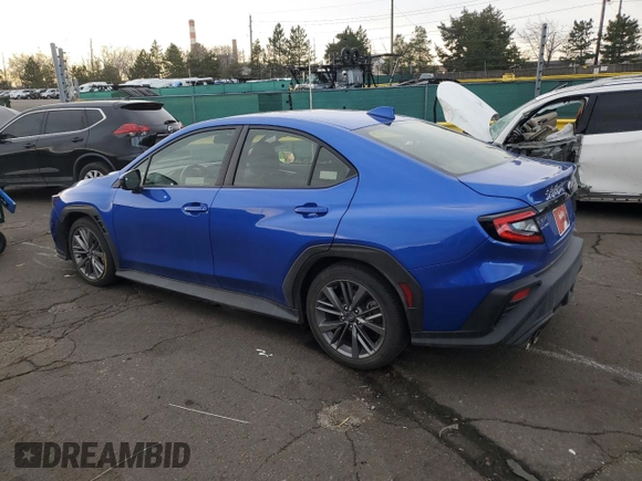 2023 Subaru WRX with VIN JF1VBAA64P9820666, listed as a Copart auction lot 52422165 with 10,726 mi miles and Salvage title. Bid and sale history available at DreamBid. Image 2.