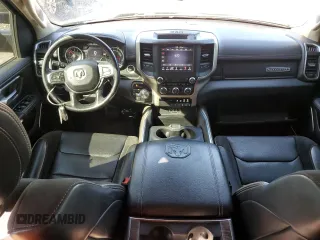 2020 Ram 1500 Laramie with VIN 1C6SRFDTXLN142456, listed as a Copart auction lot 43264155 with 57,661 mi miles and Salvage Title. Bid and sale history available at carsss.com. Image 8.