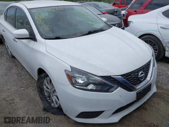 2019 Nissan Sentra SV with VIN 3N1AB7AP9KY229727, listed as a IAAI auction lot 42250561 with 133,652 mi miles and . Bid and sale history available at DreamBid. Image 6.