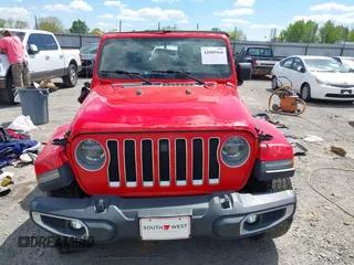 2018 Jeep Wrangler Unlimited Sahara with VIN 1C4HJXEG6JW174359, listed as a IAAI auction lot 42009968 with 79,830 mi miles and . Bid and sale history available at DreamBid. Image 13.