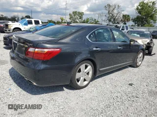 2011 Lexus LS 460 with VIN JTHBL5EF1B5101711, listed as a Copart auction lot 62313825 with 45,985 mi miles and Non repairable. Bid and sale history available at DreamBid. Image 3.