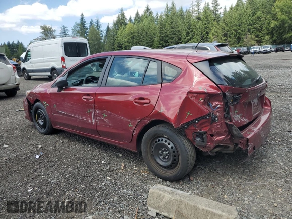 2023 Subaru Impreza z VIN 4S3GTAB62P3703220, wystawiony jako Copart lot #65766795 z przebiegiem 21 118 mil mil oraz Szkoda całkowita • Salvage title. Historia ofert i sprzedaży dostępna na DreamBid. Obrazek 2.