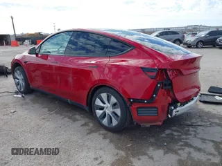 2023 Tesla Model Y Long Range with VIN 7SAYGDEE5PA198483, listed as a IAAI auction lot 41433952 with 24,753 mi miles and . Bid and sale history available at DreamBid. Image 3.
