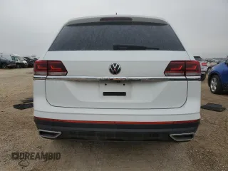 2021 Volkswagen Atlas S with VIN 1V2AP2CA9MC502220, listed as a Copart auction lot 45346035 with 65,428 mi miles and Clean title. Bid and sale history available at DreamBid. Image 6.