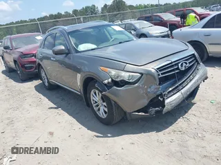 2012 Infiniti FX with VIN JN8AS1MW7CM154581, listed as a IAAI auction lot 42155924 with 199,318 mi miles and . Bid and sale history available at DreamBid. Image 1.