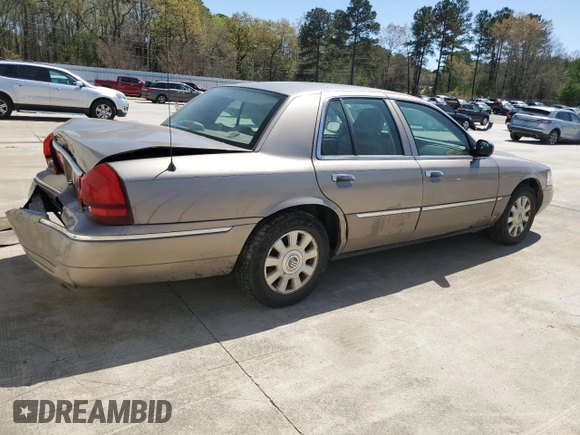 2005 Mercury Grand Marquis LS Premium z VIN 2MEFM75W95X642339, wystawiony jako Copart lot #50391035 z przebiegiem 127 526 mil mil oraz Szkoda całkowita • Salvage title. Historia ofert i sprzedaży dostępna na DreamBid. Obrazek 3.