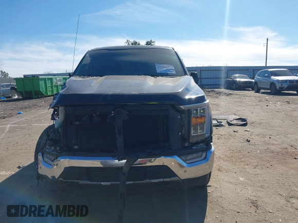 2021 Ford F-150 XL with VIN 1FTFW1E58MFA84347, listed as a IAAI auction lot 41402387 with 133,150 mi miles. Bid and sale history available at carsss.com. Image 12.