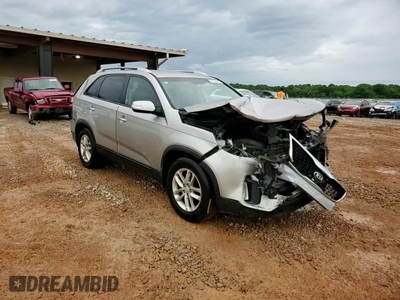 2015 Kia Sorento LX with VIN 5XYKT4A64FG658448, listed as a Copart auction lot 54198645 with 149,768 mi miles and Salvage Title. Bid and sale history available at DreamBid. Image 15.