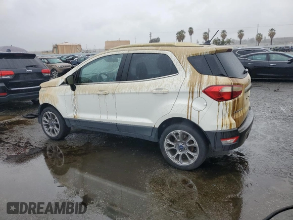 2019 Ford EcoSport Titanium with VIN MAJ3S2KE8KC250654, listed as a Copart auction lot 49431115 with 55,775 mi miles and Salvage Title. Bid and sale history available at DreamBid. Image 2.
