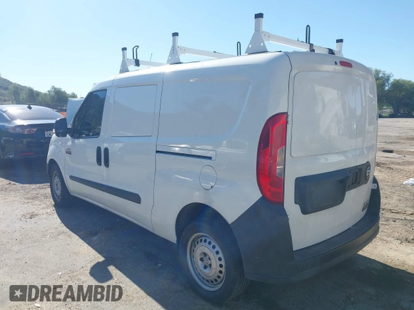 2021 Ram ProMaster City Cargo Tradesman with VIN ZFBHRFAB5M6T67218, listed as a IAAI auction lot 41735715 with 23,157 mi miles and . Bid and sale history available at carsss.com. Image 3.