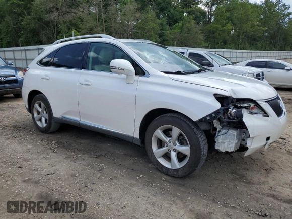 2011 Lexus RX 350 with VIN 2T2ZK1BA8BC059105, listed as a Copart auction lot 60854855 with 181,391 mi miles and Salvage title. Bid and sale history available at DreamBid. Image 4.