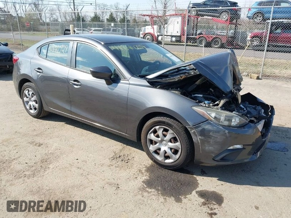 2016 Mazda 3 i Sport with VIN JM1BM1T78G1301289, listed as a IAAI auction lot 41844729 with 141,078 mi miles and . Bid and sale history available at carsss.com. Image 1.