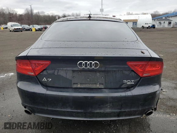 2015 Audi A7 3.0 Premium Plus with VIN WAUWGAFC2FN010308, listed as a Copart auction lot 40961294 with 102,997 mi miles and Salvage Title. Bid and sale history available at carsss.com. Image 6.