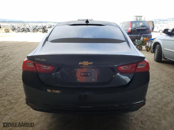 2017 Chevrolet Malibu LS with VIN 1G1ZB5ST0HF118055, listed as a Copart auction lot 49896155 with 92,036 mi miles and Salvage Title. Bid and sale history available at carsss.com. Image 6.