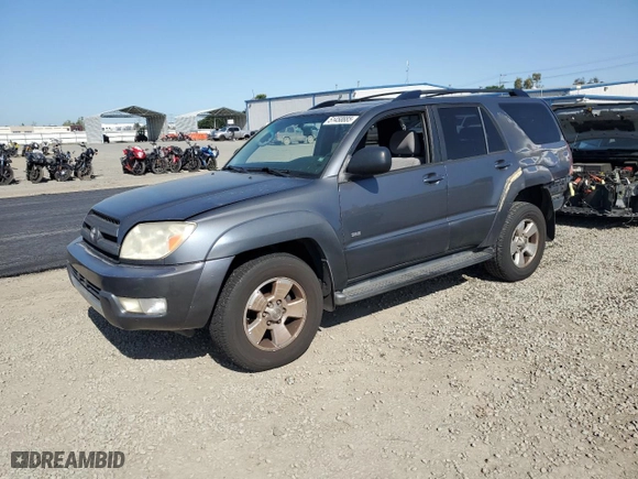2003 Toyota 4Runner SR5 with VIN JTEZU14R030014037, listed as a Copart auction lot 51458885 with 230,205 mi miles and Clean Title. Bid and sale history available at carsss.com. Image 1.