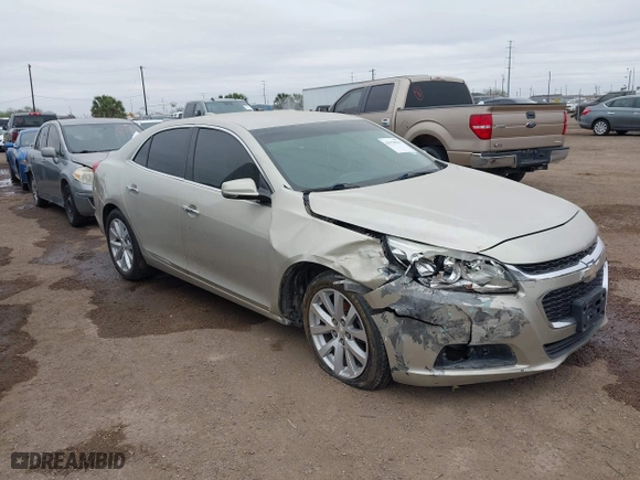 2015 Chevrolet Malibu LTZ with VIN 1G11F5SL3FF328986, listed as a IAAI auction lot 41578501 with 147,998 mi miles. Bid and sale history available at carsss.com. Image 1.