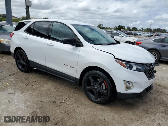 2020 Chevrolet Equinox LT with VIN 2GNAXLEX4L6105750, listed as a Copart auction lot 46660935 with 55,847 mi miles and Non Repairable. Bid and sale history available at carsss.com. Image 4.