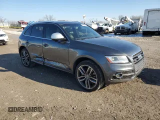2015 Audi SQ5 Premium Plus with VIN WA1CGAFP5FA140125, listed as a Copart auction lot 81338544 with 105,647 mi miles and Salvage Title. Bid and sale history available at carsss.com. Image 4.