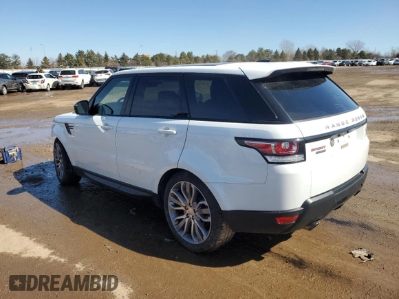 2014 Land Rover Range Rover Sport Supercharged with VIN SALWR2TF5EA364551, listed as a Copart auction lot 45318575 with 41,038 mi miles and Salvage Title. Bid and sale history available at DreamBid. Image 2.