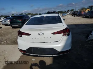 2020 Hyundai Elantra SEL with VIN 5NPD84LF7LH553639, listed as a Copart auction lot 83969944 with 95,233 mi miles and Non Repairable. Bid and sale history available at carsss.com. Image 6.