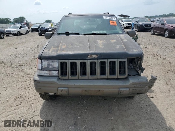 1996 Jeep Grand Cherokee Limited with VIN 1J4GZ78S3TC395758, listed as a Copart auction lot 60326205 with Not provided miles and Salvage title. Bid and sale history available at DreamBid. Image 5.